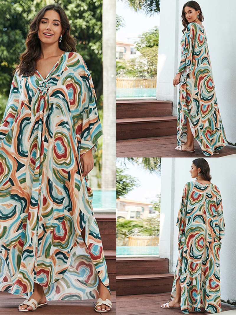 Summer Summer Elevate Beach Cover-up Long Kaftan Robe