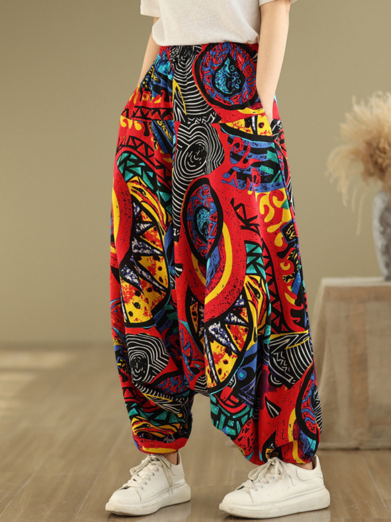  Women's Summer waisted pants 