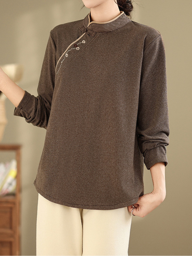 Women's Stand Collar Sweater