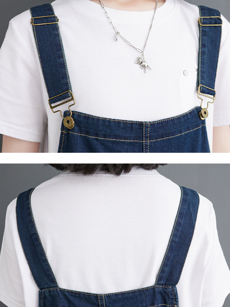 Women's High Straps Dungaree 