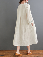 Chic White Women's A-Line dress