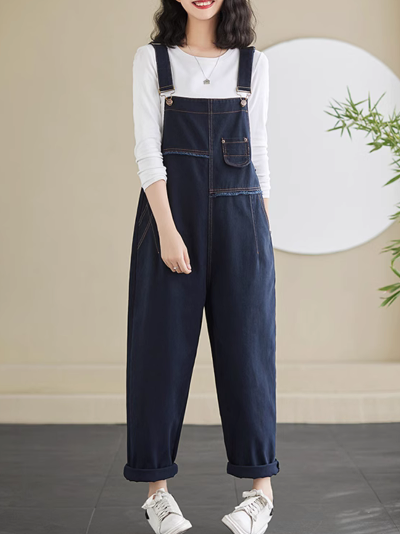 Women's Straight-Leg Bib's Dungaree