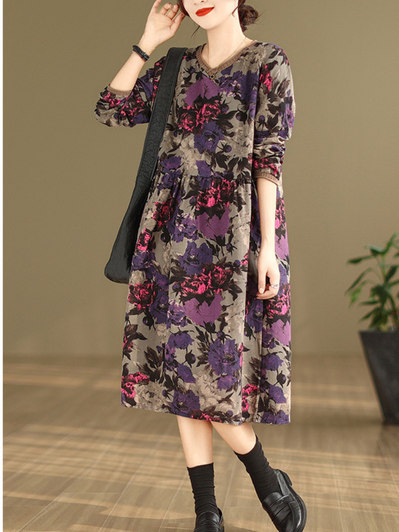 Summer smock dress for women