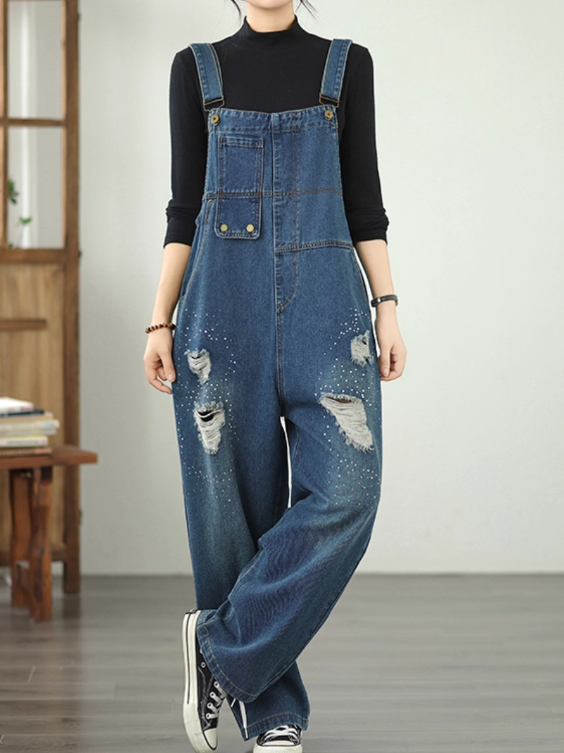 Women's Loose Dungaree 