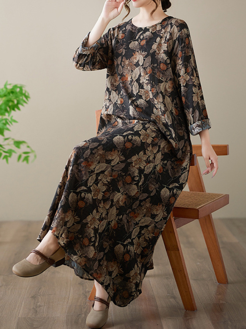 Women's Printed Loose Dress 