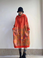 Red Wome's Midi Sweater Dress