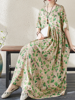 Sunlit Weekend Maxi Dress — Relaxed, Flattering Cotton Linen Comfort Style