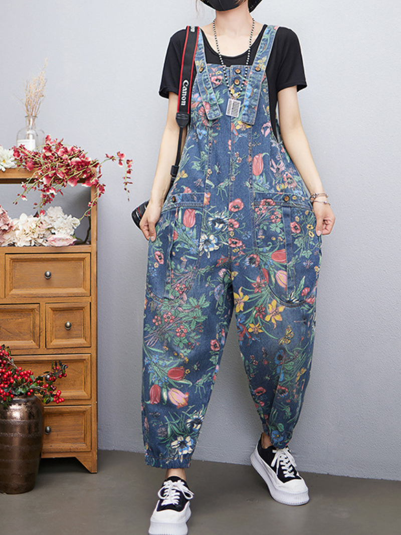Women's Loose Dungaree 