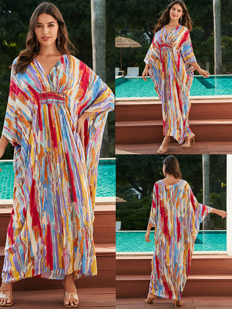 Robe de Kaftan Robe usur-up de l'été des femmes