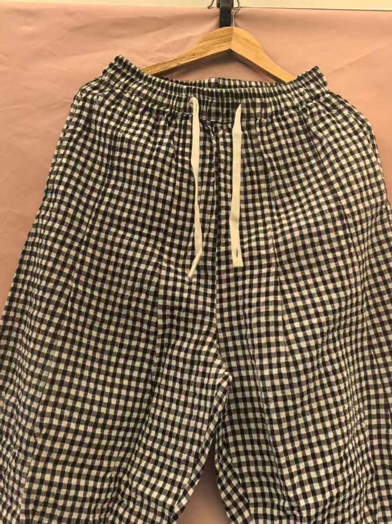 Lightweigh Women Welf lâche décontracté et le fond à carreaux