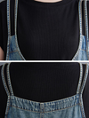 Women's Denim Cotton Short  Dungarees