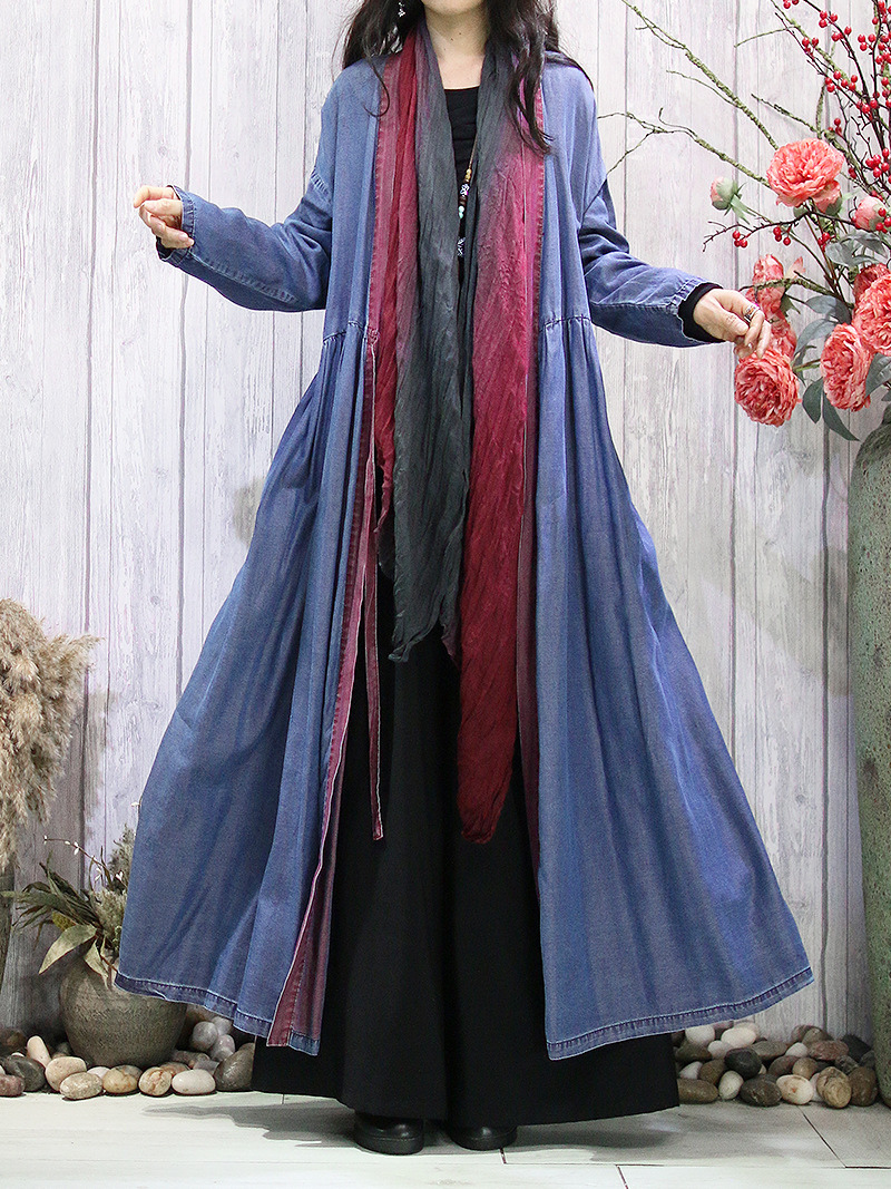 Women's  Loose Long Cardigan Dress