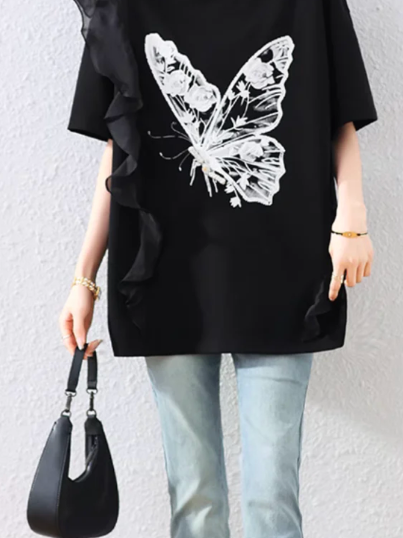 Women's Summer Modern & Charming butterfly Top