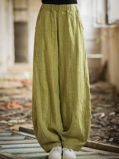  Women's High waist wide-leg pant