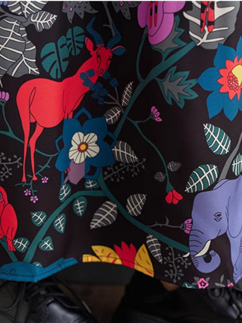 Animaux imprimés élégants avant avant pour femmes