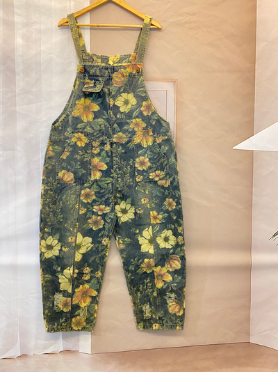 Jump For Joy Floral Overalls Dungaree