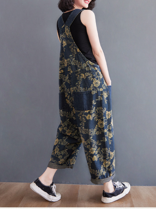 Women's Loose  Dungarees