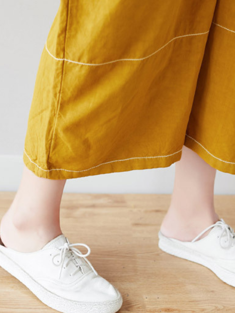 Women's Yellow Dungarees