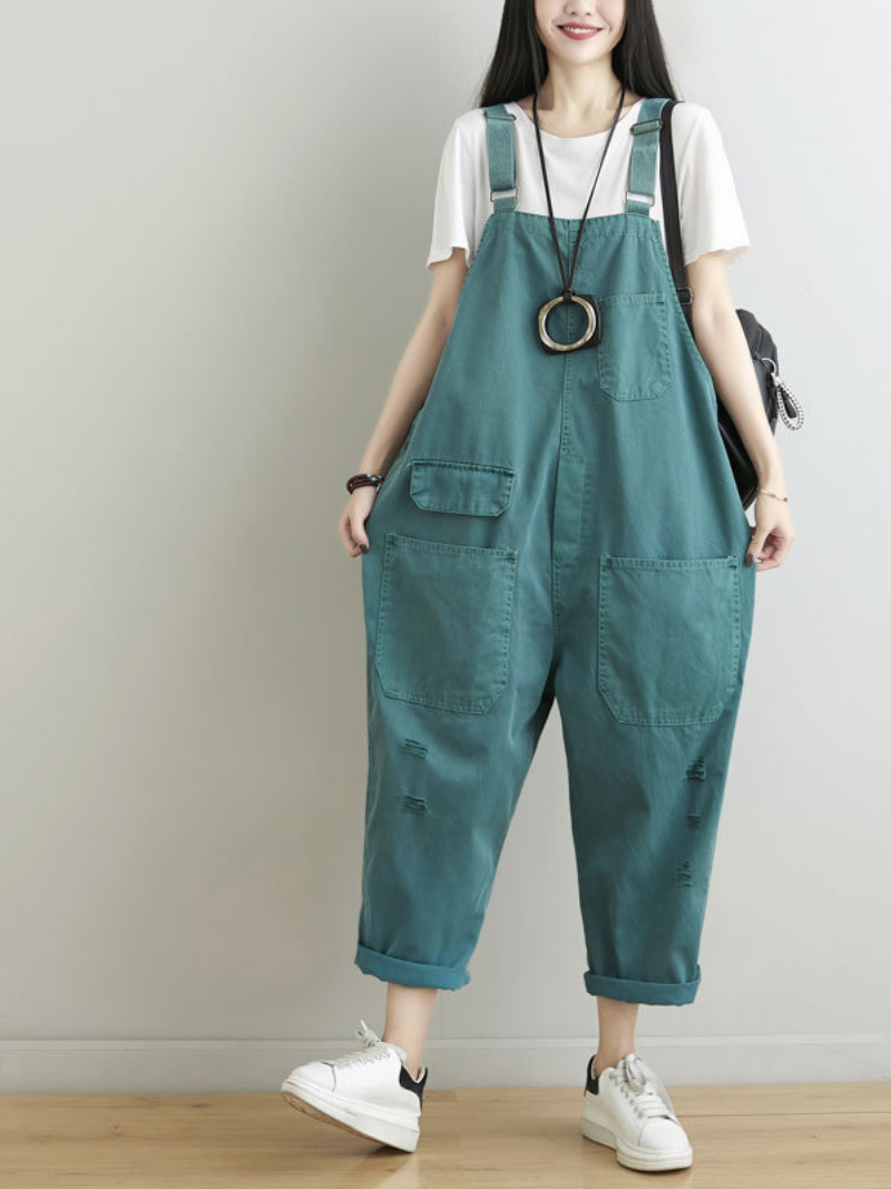 Women's Casual Overalls Dungarees