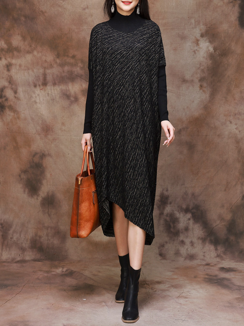 Women's Black Midi Dress
