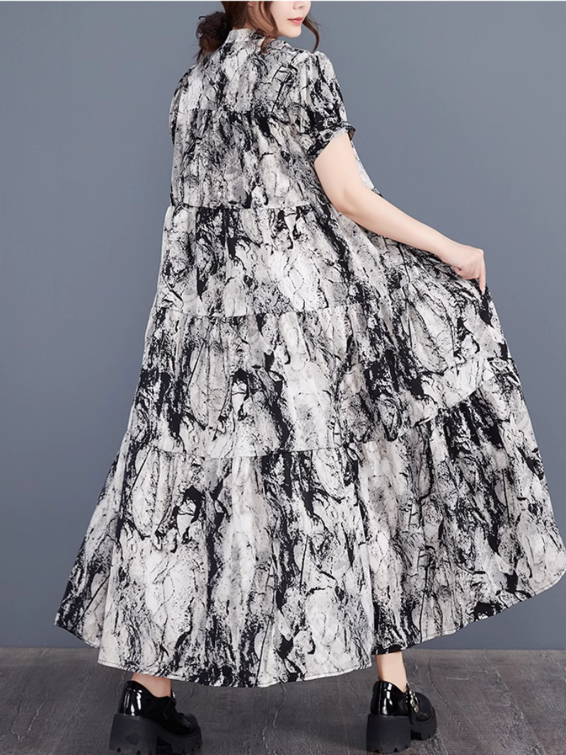 Robe A-line de style cupcake de charmant été féminin