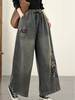 Women's Summer & Spring Retro Ethnic Stylish Printed Bottom