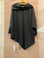 Women's Mid-Length Cape Modern Hooded Top