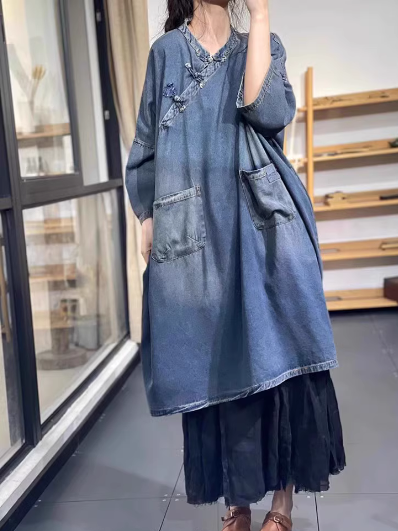 Women's Pocket Style Shirt Dress