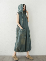 Weekend Freedom Denim Dress — Effortless, Relaxed Silhouette with Handy Pockets