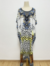 Women's Round Neck Kaftan Dress