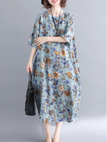 Women's Cotton A-Line Dress