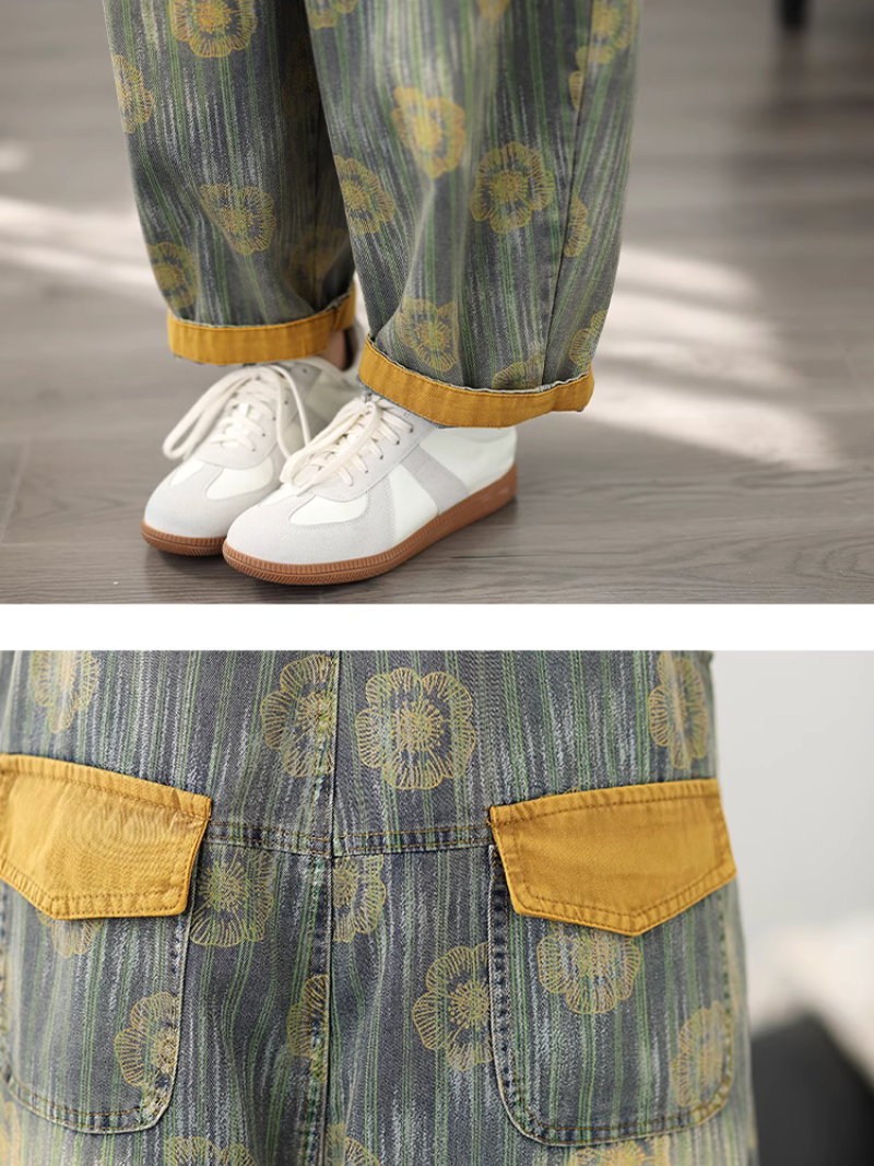 rolled hem trouser and back pocket dress