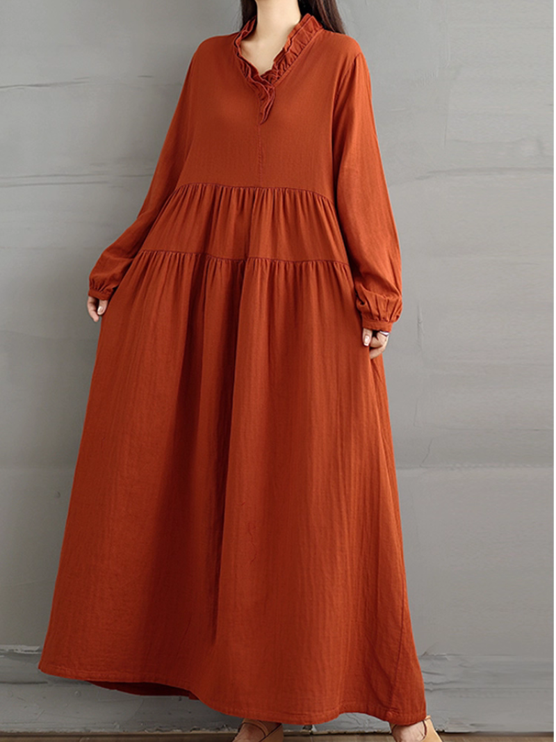 Long maxi dress for women