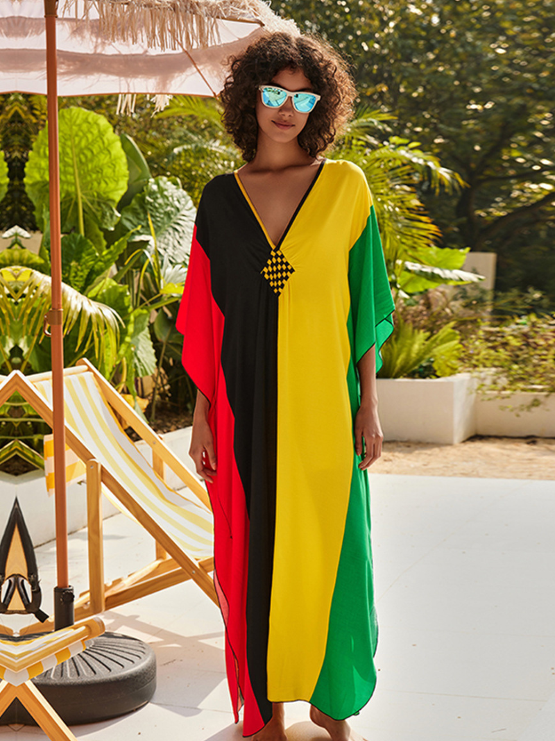 Robe de Kaftan colorée généreuse de beauté généreuse des femmes