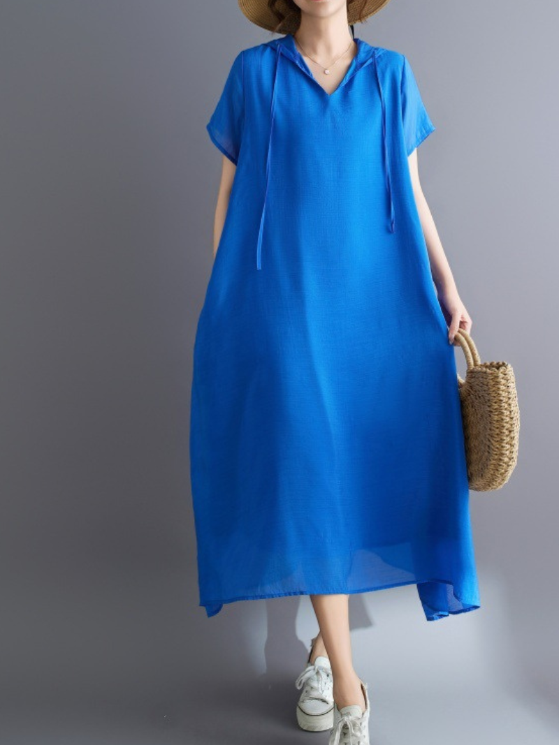Sunlit Confidence Midi Dress — Flowy, Flattering Rayon-Blend for Everyday Elegance