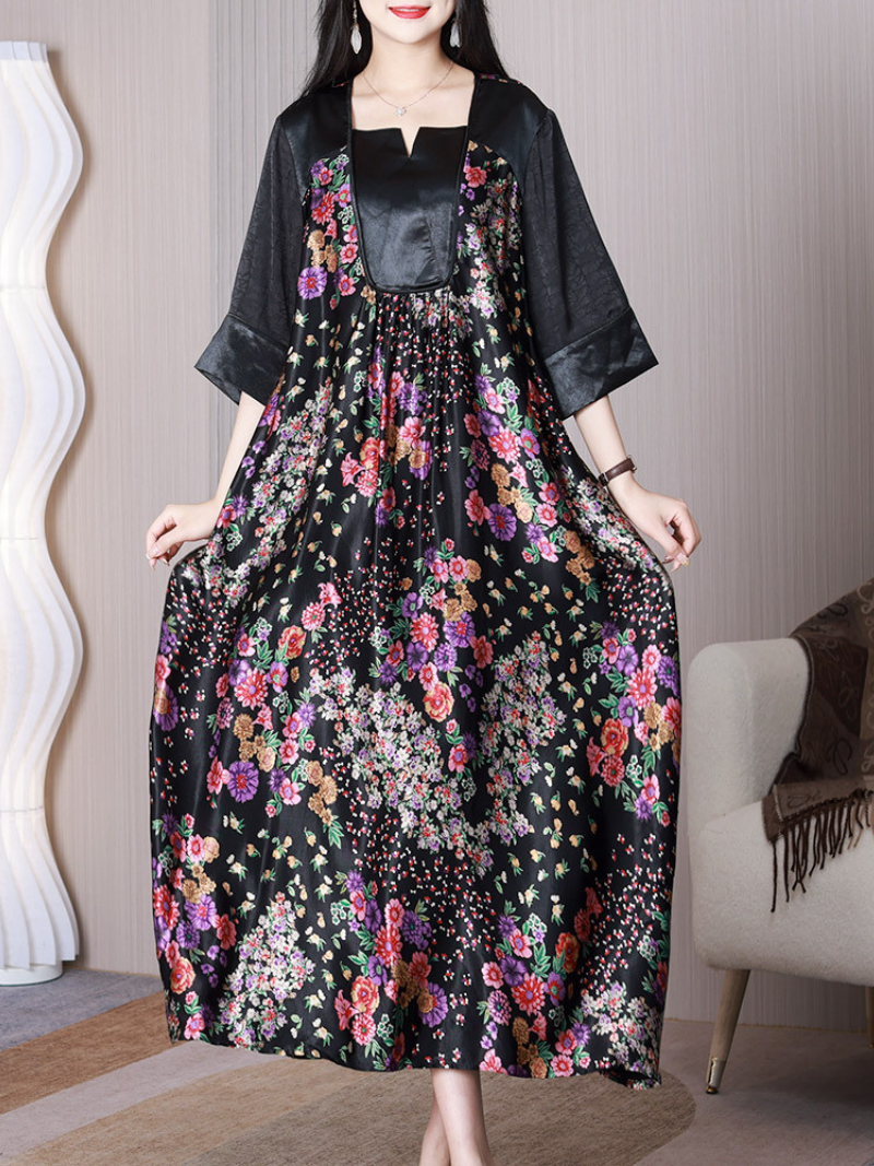 Women's Floral A-line Dress