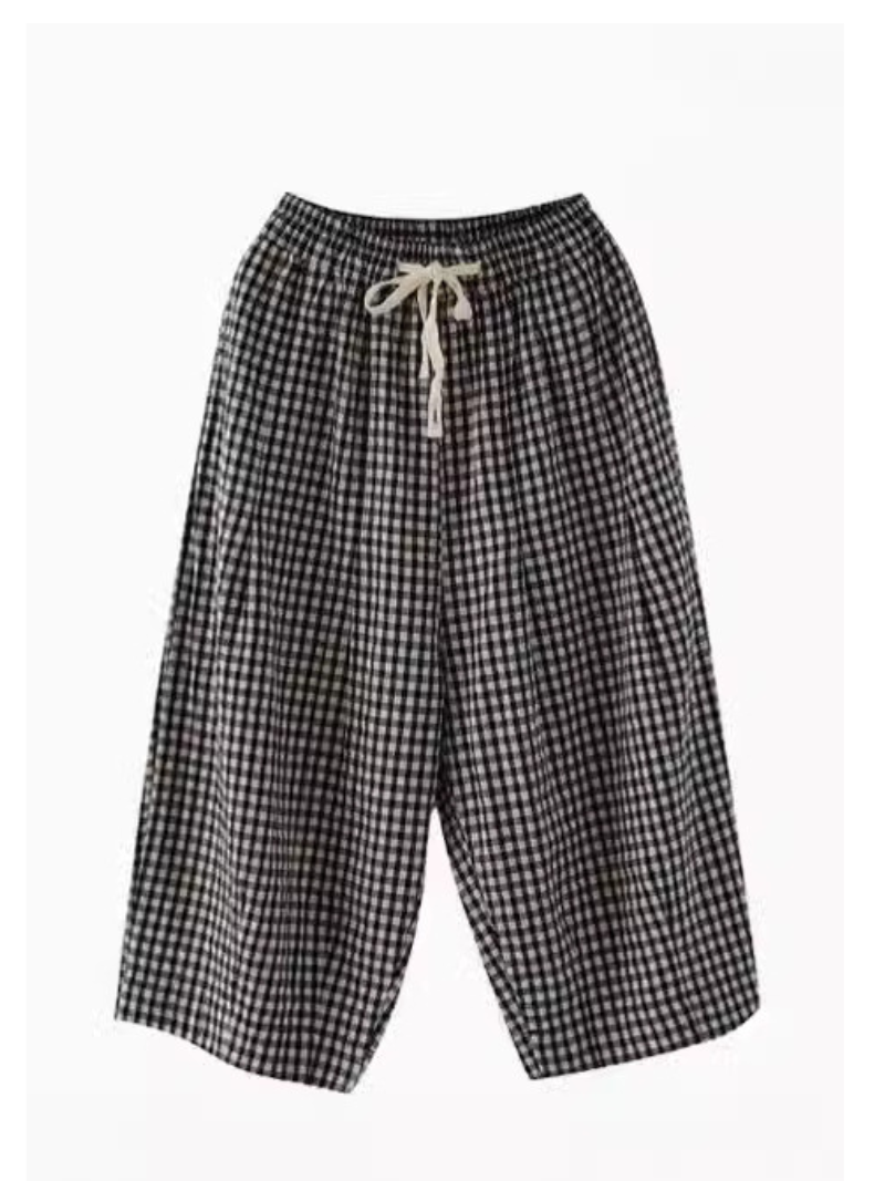 Women's small plaid patterns Bottom