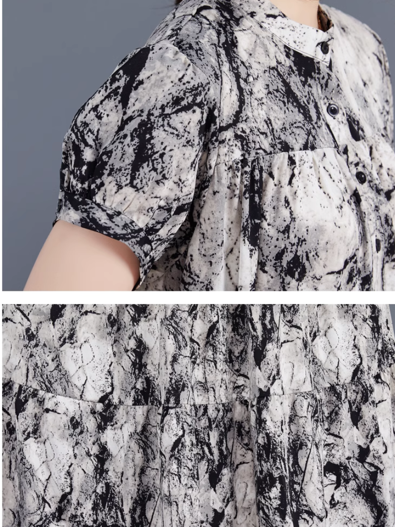 Robe A-line de style cupcake de charmant été féminin