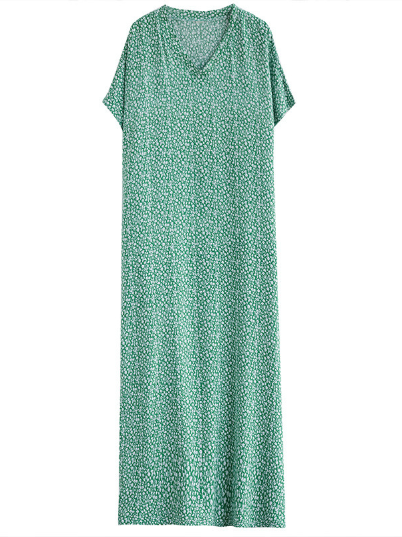 Women's Green Kaftan Dress