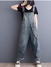 Women's Summer Everyday Outfit Pocket Style Overalls Dungarees