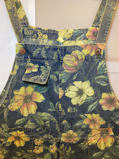 Jump For Joy Floral Overalls Dungaree