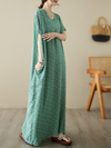 Women's V-neck Kaftan Dress