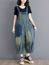 Women's Summer Comfy Cool Relaxed Fit Overalls Dungarees