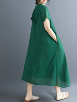 Sunlit Confidence Midi Dress — Flowy, Flattering Rayon-Blend for Everyday Elegance