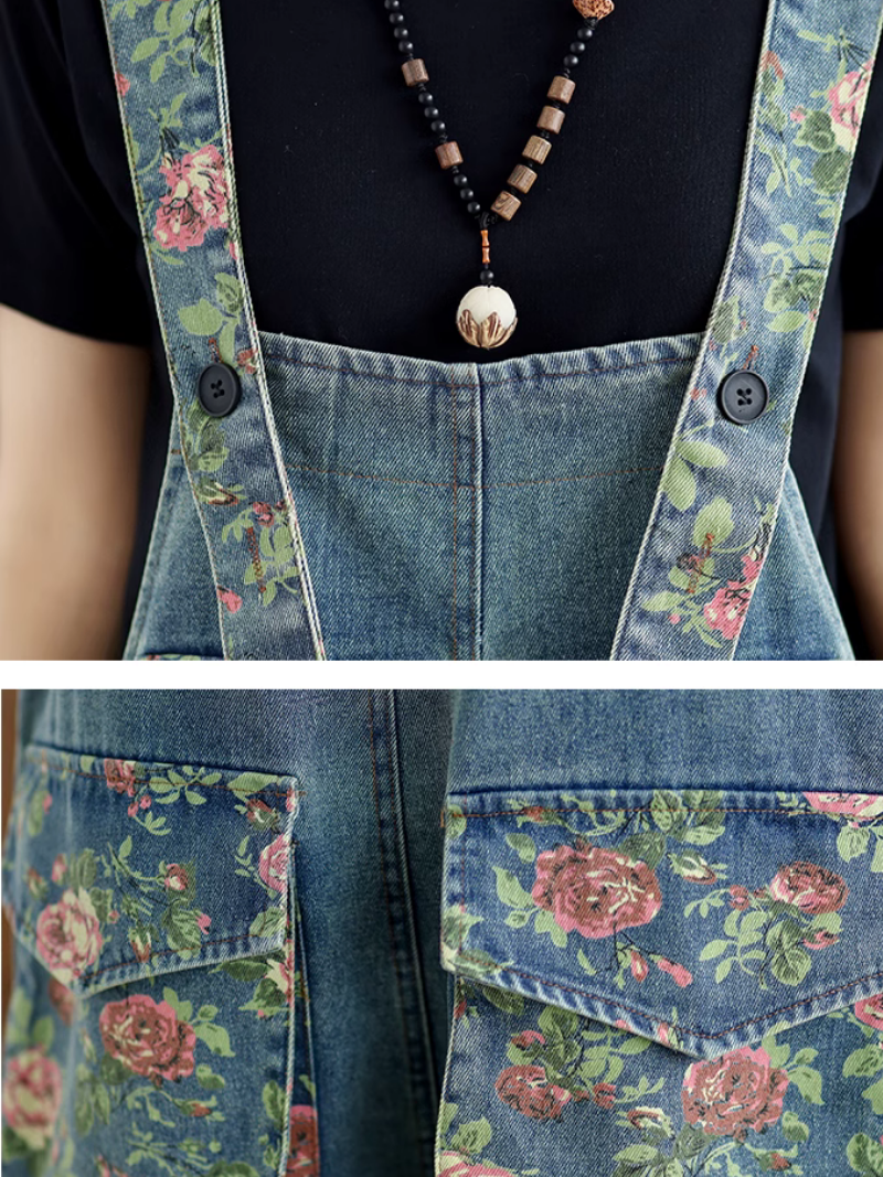 Look d'été élégant des femmes Sautpondées de fleurs lâches