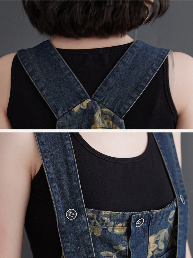 Women's Denim Cotton Dungarees