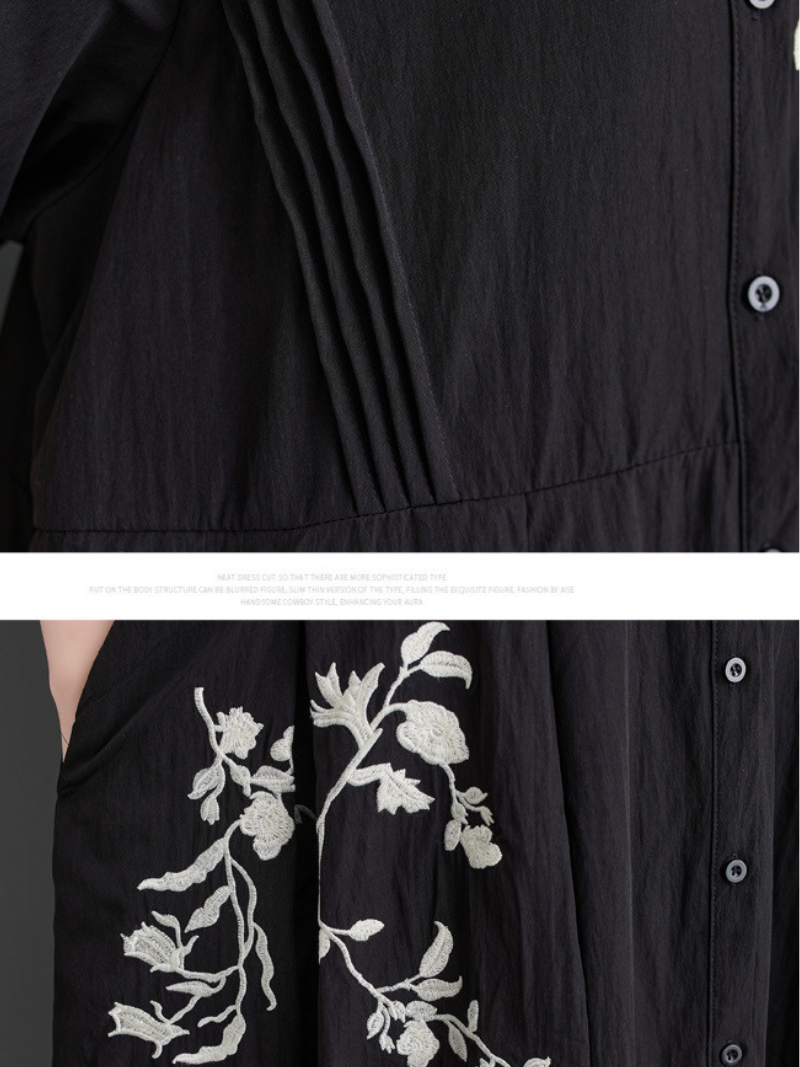 Sound of Rain Women Women's Broidered High-Wines Robe