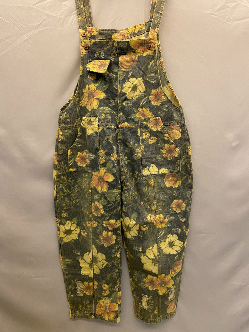 Sauter pour la joie Floral Salopets Dungaree