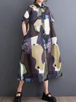 Vestido de línea A de forma elegante y elegante de las mujeres