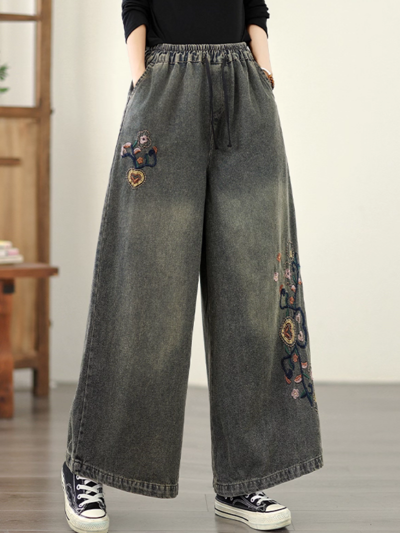 Pantalons larges à jambes larges du printemps et d'été pour femmes